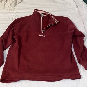 maroon vintage nike sweatshirt unisex